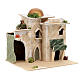 Nativity scene setting, Arab house with dome and doorways 20x25x20 cm s4