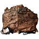 Gruta com forno iluminado e luzes exteriores madeira e cortiça 30x35x30 cm presépio napolitano s4