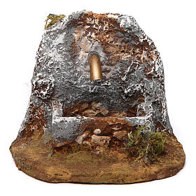 Fontanella in resina 10X10X15 cm presepe napoletano