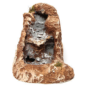 Strumień górski z żywicy 10x15x25 cm, szopka neapolitańska