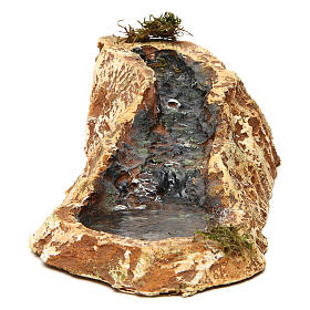 River with water effect for Neapolitan Nativity Scene 5x15x30 cm