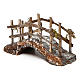 Brücke aus Kunstharz und Holz, 10x15x5 cm, für neapolitanische Krippe s3