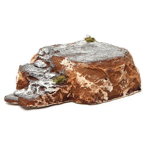 Grundumgebung mit Harztreppe neapolitanische Krippe 5x15x20 cm 2