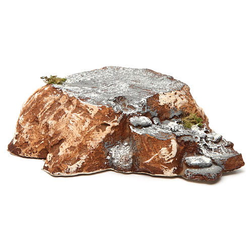 Grundumgebung mit Harztreppe neapolitanische Krippe 5x15x20 cm 3