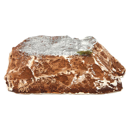 Cenário base com escada em resina 5x15x20 cm presépio napolitano 4