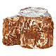 Ambiente base con scala con tornanti in resina 10x15x20 cm presepe napoletano s4