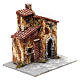 Haus für Krippe mit Bogen 15x15x15cm neapolitanische Krippe s3