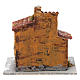 Neapolitan nativity scene house with open door and oval window 15x15x15 cm s4