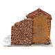 House in resin on wooden base with porch and open door for Neapolitan Nativity Scene 15x20x20 cm s4