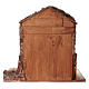 Étable en bois et liège pour statues 30 cm 105x115x60 cm décor crèche napolitaine s4