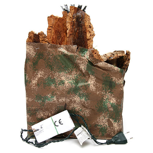 Village avec lumières 25x25x35 cm crèche 4