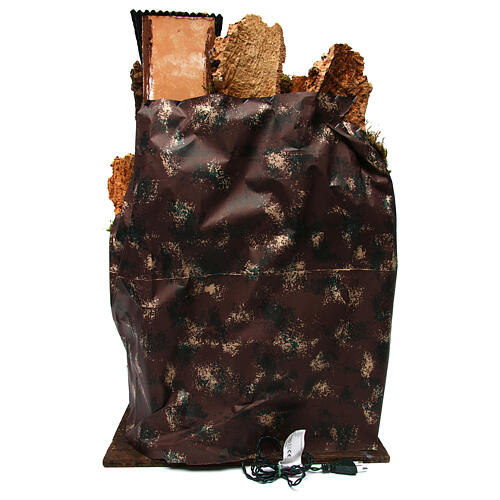 Wioska z oświetleniem, 45x52x70, do szopki, MOD. B 4