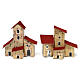 Domki do szopki, 2 szt., 6,5x4x7 cm s1