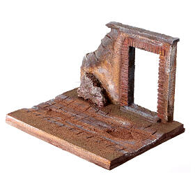 Joinable road part with door for Nativity Scene 12 cm