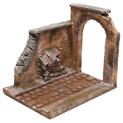 Joinable road part with arch for Nativity Scene 10 cm 2