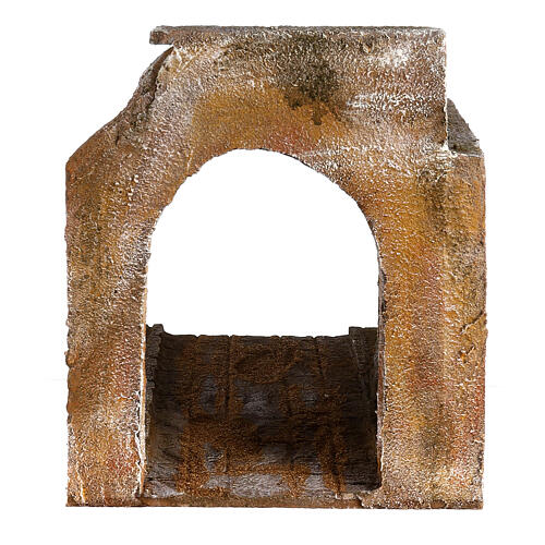 Odcinek drogi modułowej - murek i łuk, szopka 12 cm 4