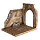 Joinable road part with wall and arch for Nativity Scene 12 cm s2