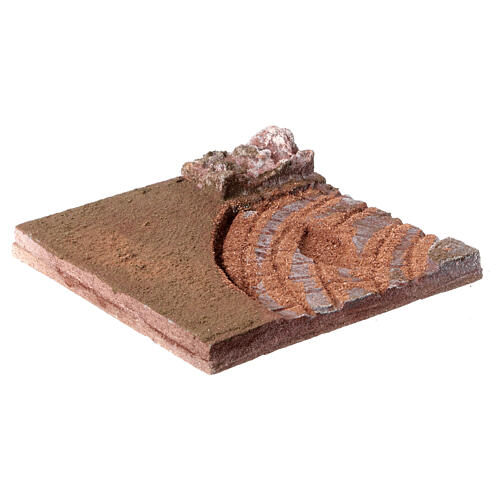 Strada curva per presepe 10 cm 2