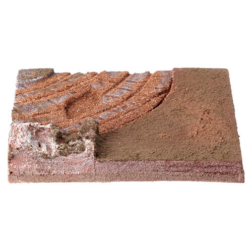 Strada curva per presepe 10 cm 4