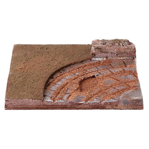 Curva estrada para presépio com figuras de 12 cm 1