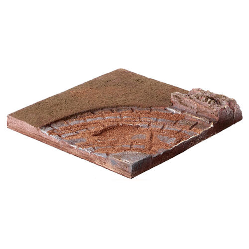 Curva estrada para presépio com figuras de 12 cm 2