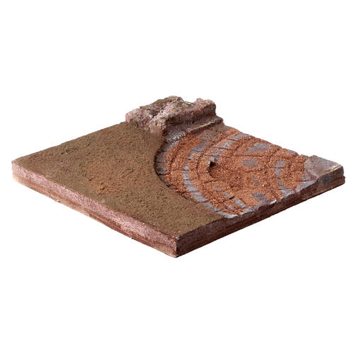 Curva estrada para presépio com figuras de 12 cm 3