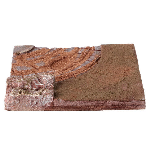 Curva estrada para presépio com figuras de 12 cm 4