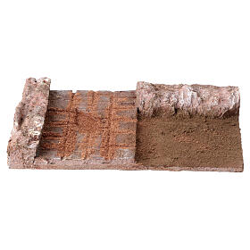Strada componibile dritta alta 10 cm