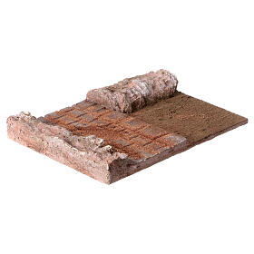 Strada componibile dritta alta 10 cm