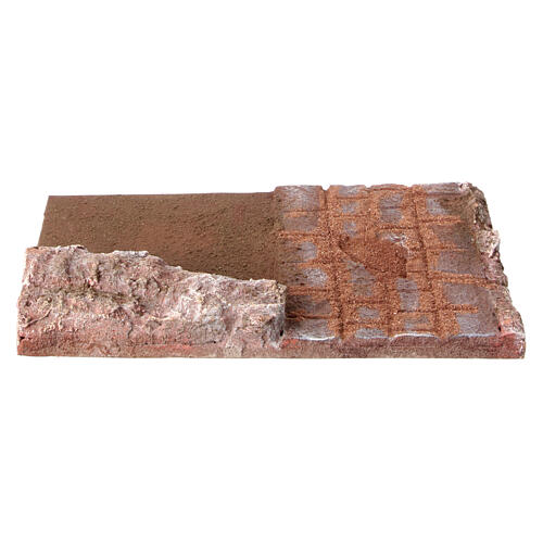 Strada componibile dritta alta pastori 12 cm 4