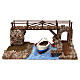 Bridge with boat for Nativity Scene s1