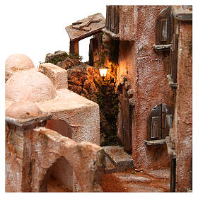 Nativity scene village in arabian style 80x40x50 cm