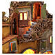 Borgo presepe con arco e fontana 45x60x40 cm per 6-8 cm s4