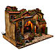 Village with archway and fountain setting for Nativity scene 6-8 cm,  45x60x40 cm s3