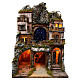 Nativity scene setting Neapolitan style with starry sky 50x40x65 cm for 10-12 cm characters s1