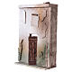 Hausfassade mit Holztür arabischen Stil 20x15x5cm für Krippe s2
