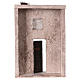 Hausfassade mit Holztür arabischen Stil 20x15x5cm für Krippe s4