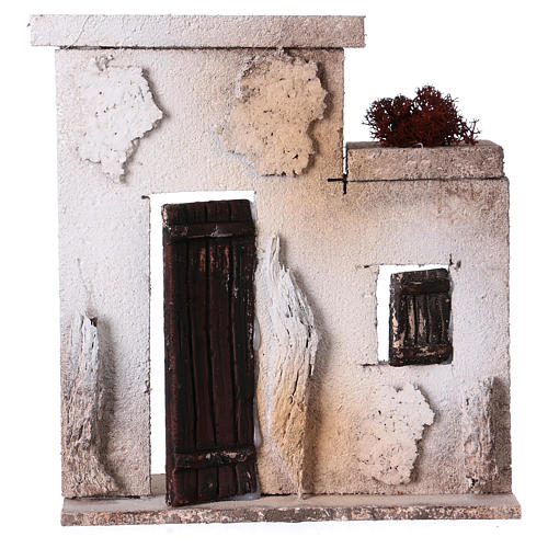 Oriental style house front 15x15x5 cm for 10 cm nativity scene 1