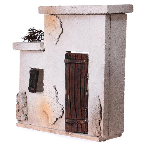 Fasada orientalnego domku do szopki 10 cm, 15x15x5 2