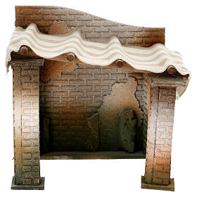 Oriental building 20x20x20 cm for 10 cm nativity scene