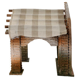Capanna orientale per presepe di 10 cm - Dimensioni 20x20x20