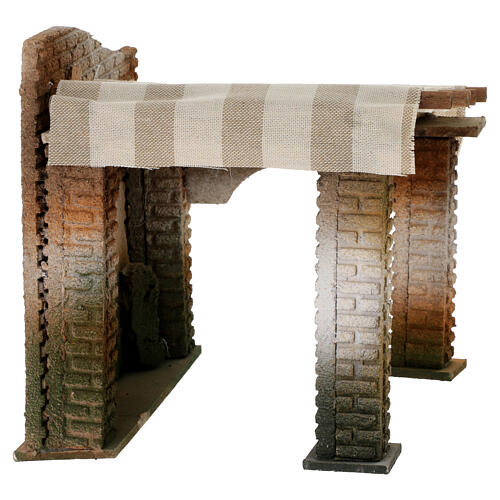 Capanna orientale per presepe di 10 cm - Dimensioni 20x20x20 3