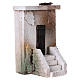 House front with stairs 15x10x10 cm for 7 cm nativity scene s3