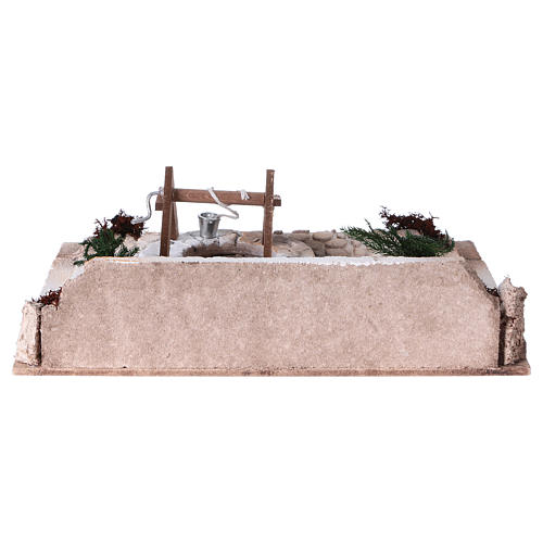 Arab square with well 10x30x20 cm for 8-10 cm nativity scene 4