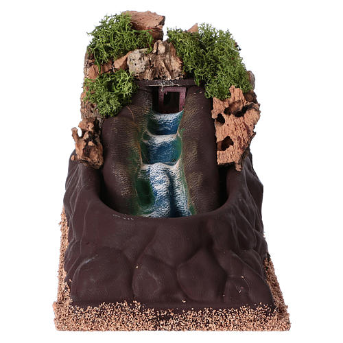 Wasserfall, Krippenzubehör, für 6-8 cm Krippe, 15x10x20 cm 1