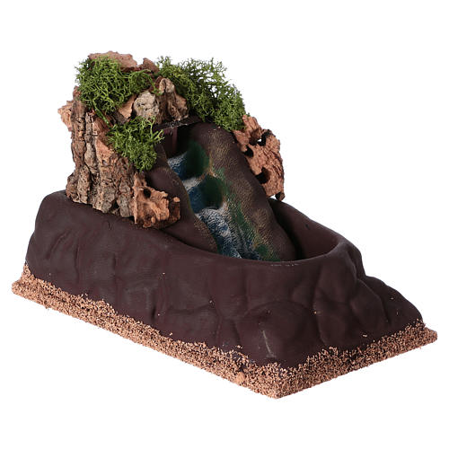 Wasserfall, Krippenzubehör, für 6-8 cm Krippe, 15x10x20 cm 3