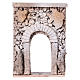 House front with arch 20x15x5 cm for 10 cm nativity scene s1