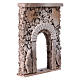 House front with arch 20x15x5 cm for 10 cm nativity scene s3