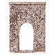 Fasada domu z łukiem 20x15x5 cm, dla postaci 10 cm s4