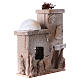 Small arabian style house front for 7 cm nativity scene, 15x15x5 cm s3